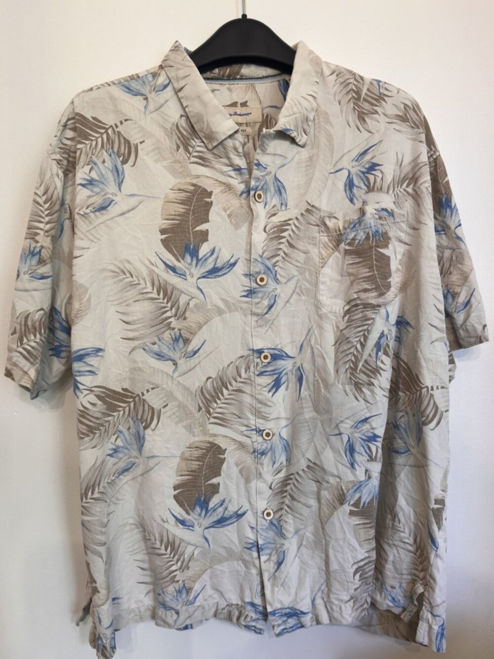 TOMMY BAHAMAS HAWAIIAN SHIRT 100% SILK   MEN'S XXL